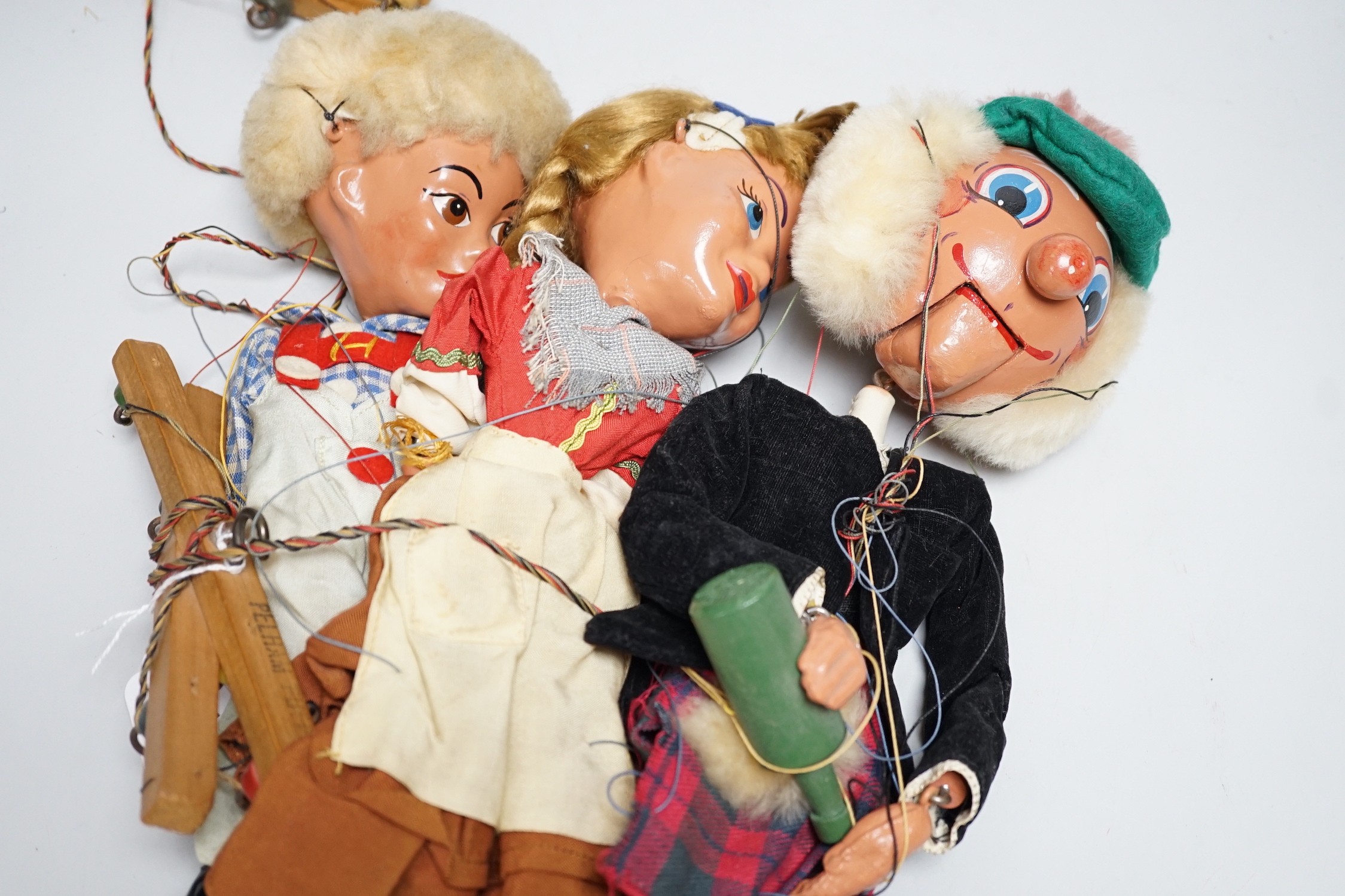 Three Pelham puppets